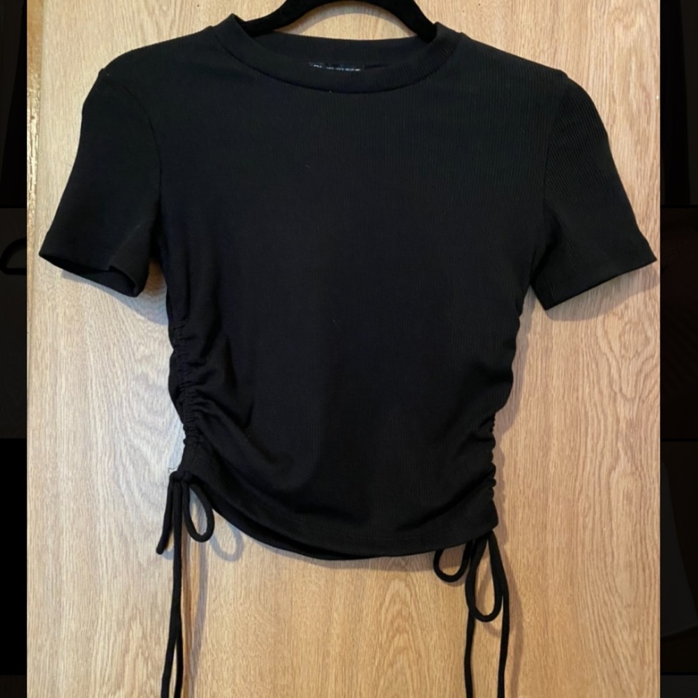 Zara tie crop top